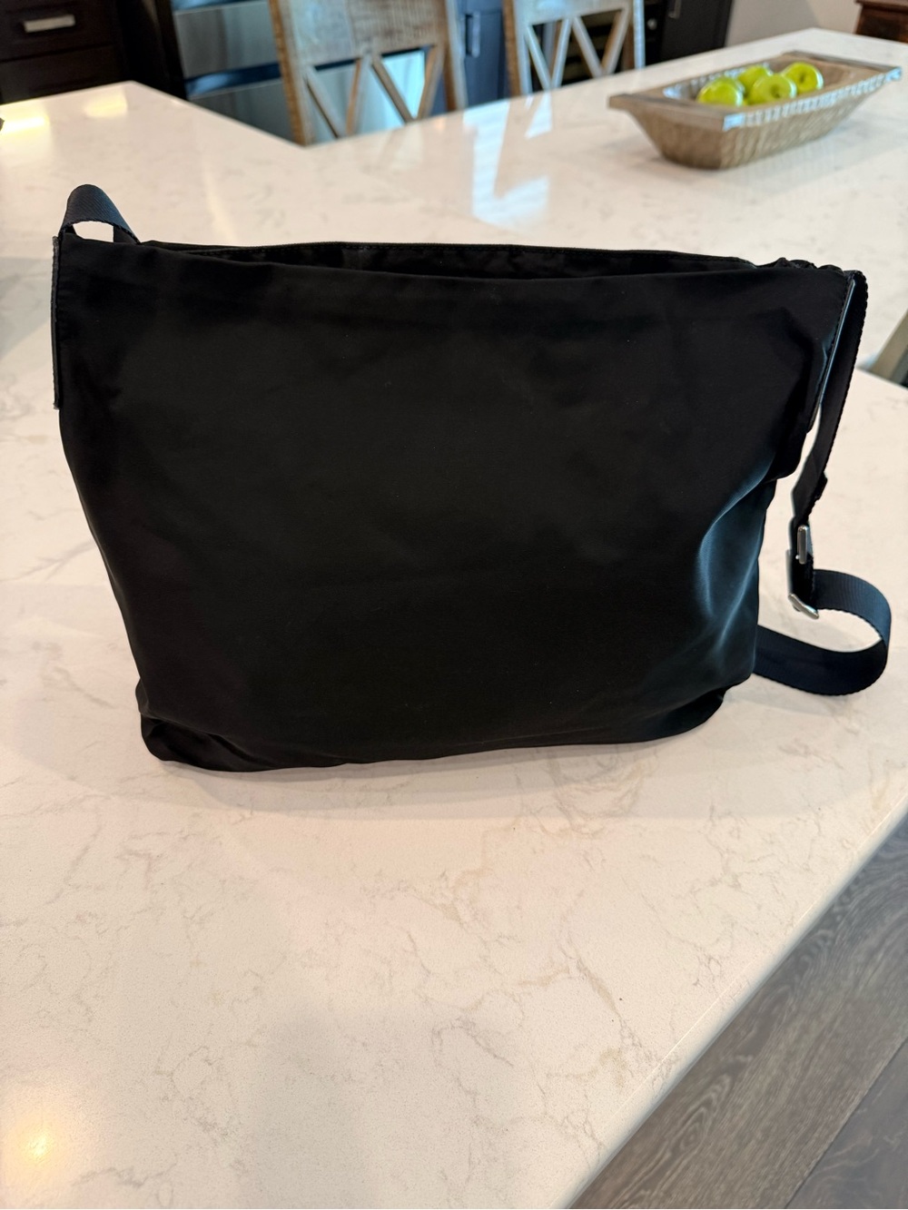 Prada Black Nylon Shoulder Bag - Like New! - Picture 2 of 9